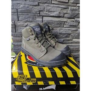 🥾 Skechers Work Boots 7.5 US | Steel Toe | Women's | Like New